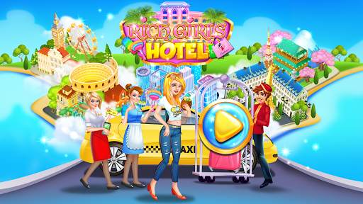 Rich Girls Hotel - Shopping Games & Vacation screenshot 1