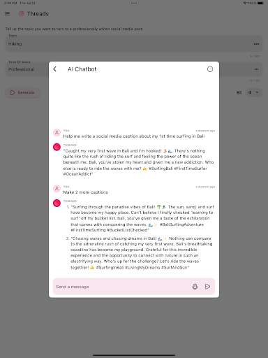 Caption: ChatGPT Powered AI screenshot 6