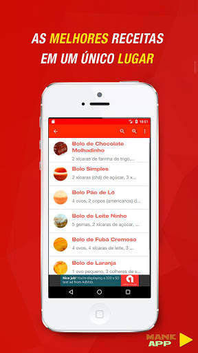 Receitas de Bolos Fáceis screenshot 1