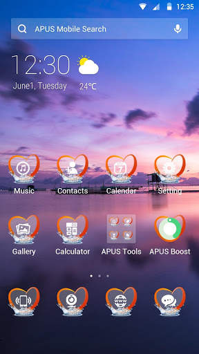 Happinessi-APUS Launcher theme screenshot 1