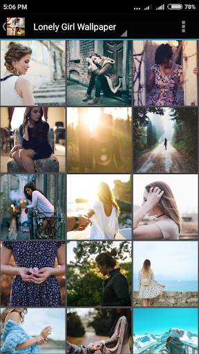 Lonely Girl Wallpaper screenshot 1