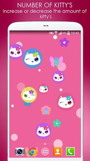 Lily Kitty Fun Live Wallpaper 1 تصوير الشاشة