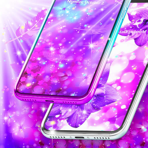 Purple live wallpaper screenshot 6