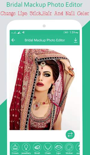 Bridal Mackup Photo Editor screenshot 5