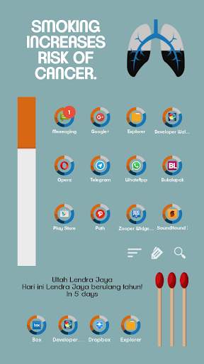 Nosmoking Theme Total Launcher screenshot 2