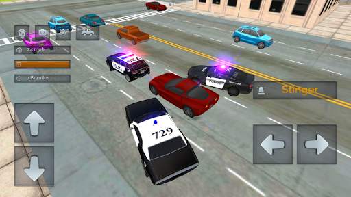 Cop Car Police Chase Driving screenshot 5