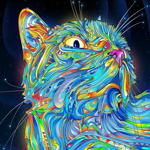 ikon Trippy Wallpapers HD 4K