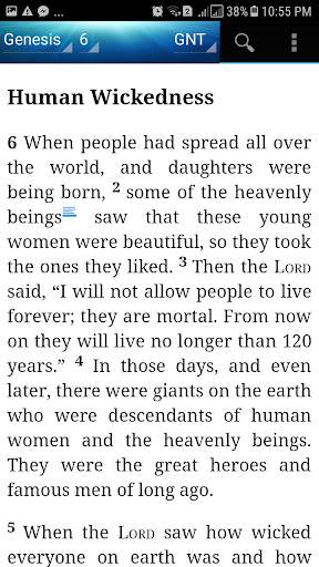 Holy Bible Good News Translation (GNT) screenshot 6
