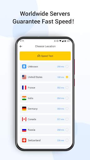 Fast VPN - Best Free, Secure unlimited VPN proxy screenshot 3
