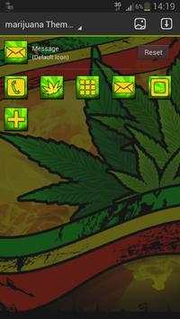GO Launcher EX Theme marijuana screenshot 4