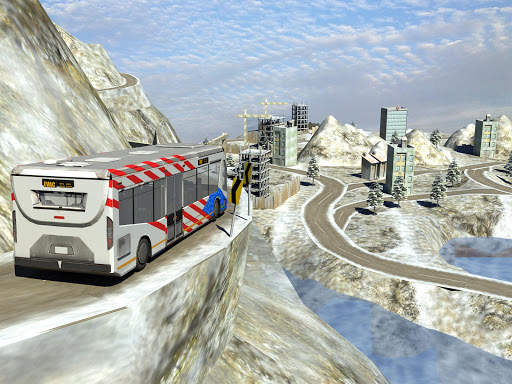 Snow Hill Bus Drivingsimulator screenshot 9