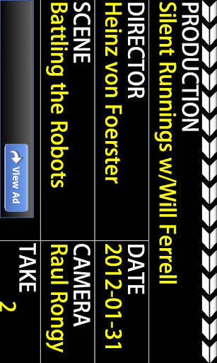 Film Clapper Board Lite screenshot 4