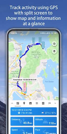 Sports Diary: GPS Tracking App - Run Hike Cycle screenshot 3