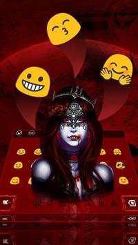 Bloody Red vampire keyboard Theme स्क्रीनशॉट 3