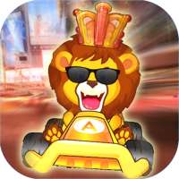 Jungle Animal Car Racing Track logo