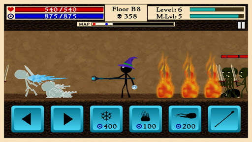 The Wizard - Stickman 2mb Game screenshot 5