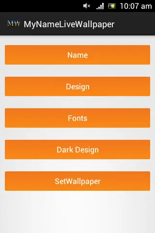 My Name Live Wallpaper screenshot 1