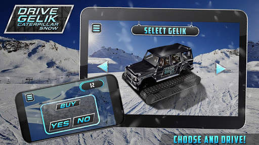 Drive Gelik Caterpillar Snow screenshot 2