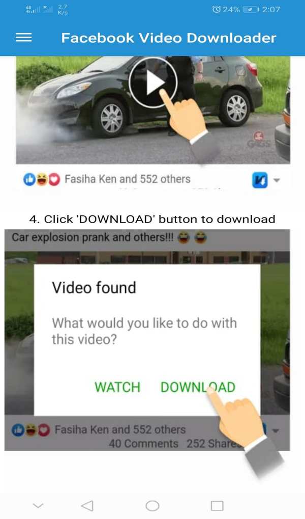HD Video Download for FB - Facebook Video Download screenshot 3