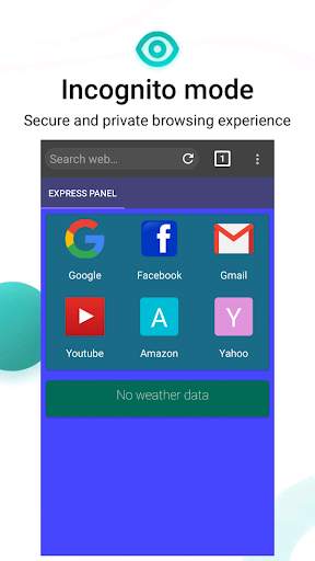 NiX Browser - Fast , Secure & Free Browsing screenshot 1