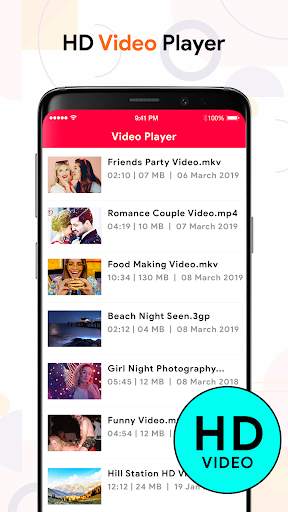 Video Player 1 تصوير الشاشة