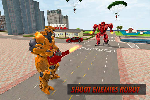 Robot Whale Attack: Shark Transform Games screenshot 11