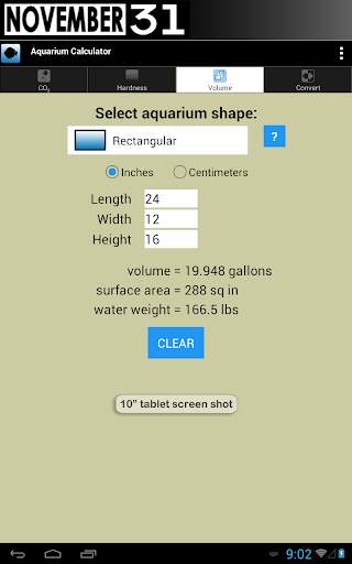 Aquarium Calculator screenshot 9