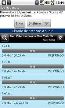 jUploader Lite screenshot 1