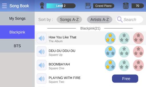 Kpop Piano Game screenshot 2