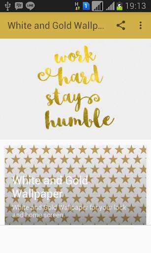 White and Gold Wallpaper screenshot 1