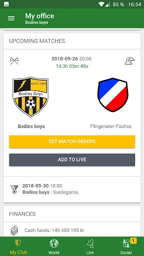 Hattrick Football Manager Game screenshot 1
