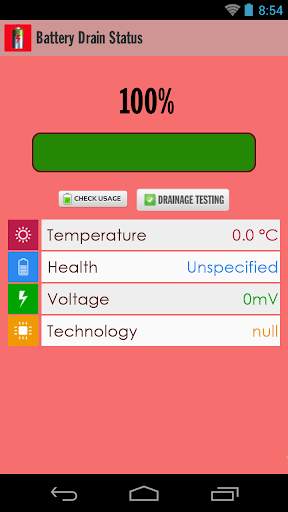Battery Drain Status screenshot 1