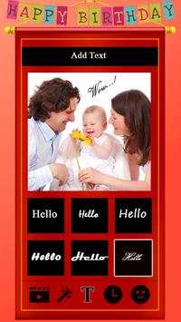 Birthday Photo Video Maker screenshot 4