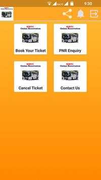 Online KSRTC Ticket Reservation Services screenshot 1