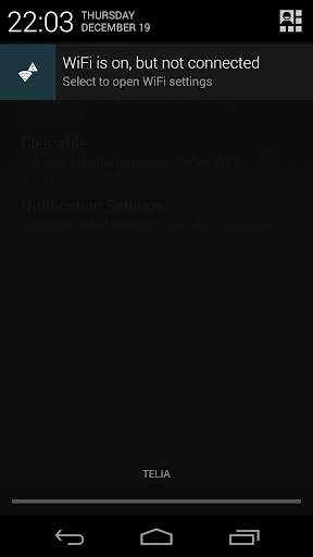 WiFi Warning screenshot 1