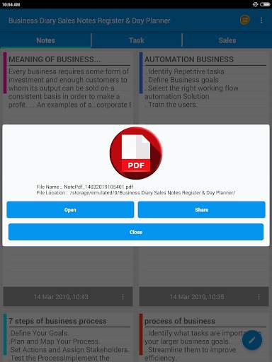 Business Diary Sales Notes Register & Day Planner screenshot 4