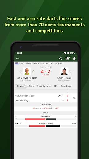 Darts 24 - live scores screenshot 1
