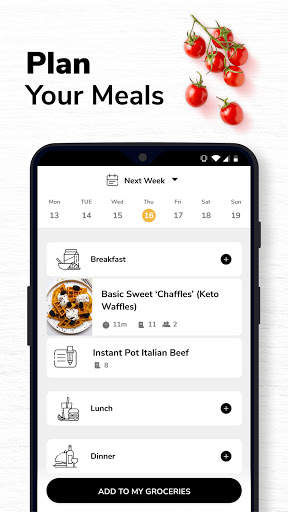 SideChef: Recipes, Meal Planner, Grocery Shopping screenshot 8
