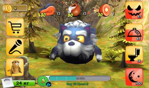 Talking friend. My wolf free screenshot 5