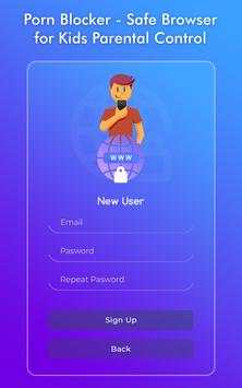 Porn Blocker - Safe Browser Kids Parental Control screenshot 1