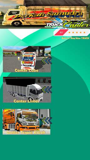 Mod Bussid Truck Canter screenshot 2