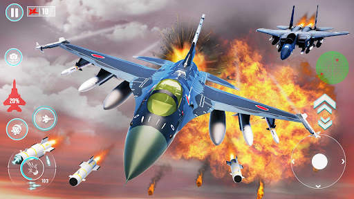 Fighter Jet War Plane Games screenshot 8