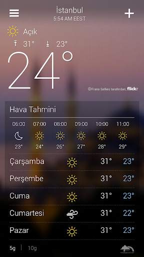 Yahoo Hava Durumu screenshot 2