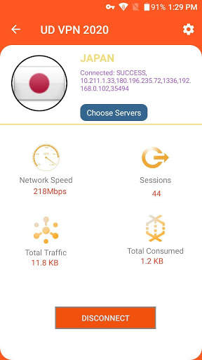 UD VPN 2020 - Free Secure and unlimited VPN screenshot 4