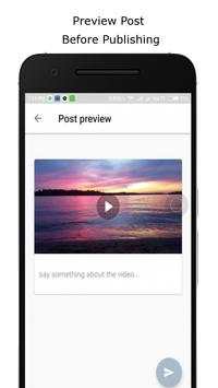 Upload videos to Facebook and Youtube screenshot 1