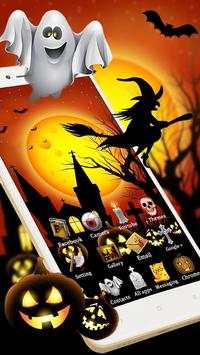 Halloween Horror Night Launcher Theme HD Wallpaper 1 تصوير الشاشة