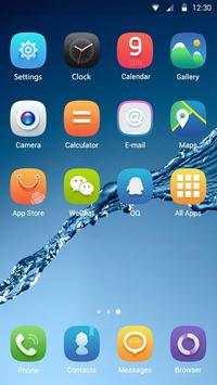 Aquablue Hola Launcher Theme screenshot 2