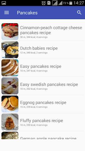 Pancakes recipes with photo offline screenshot 5
