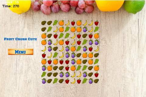 Fruit Crush Cute screenshot 2