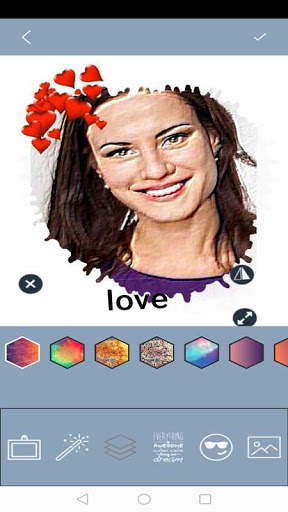 Shattering Effect Pixel-Photo Editor screenshot 2